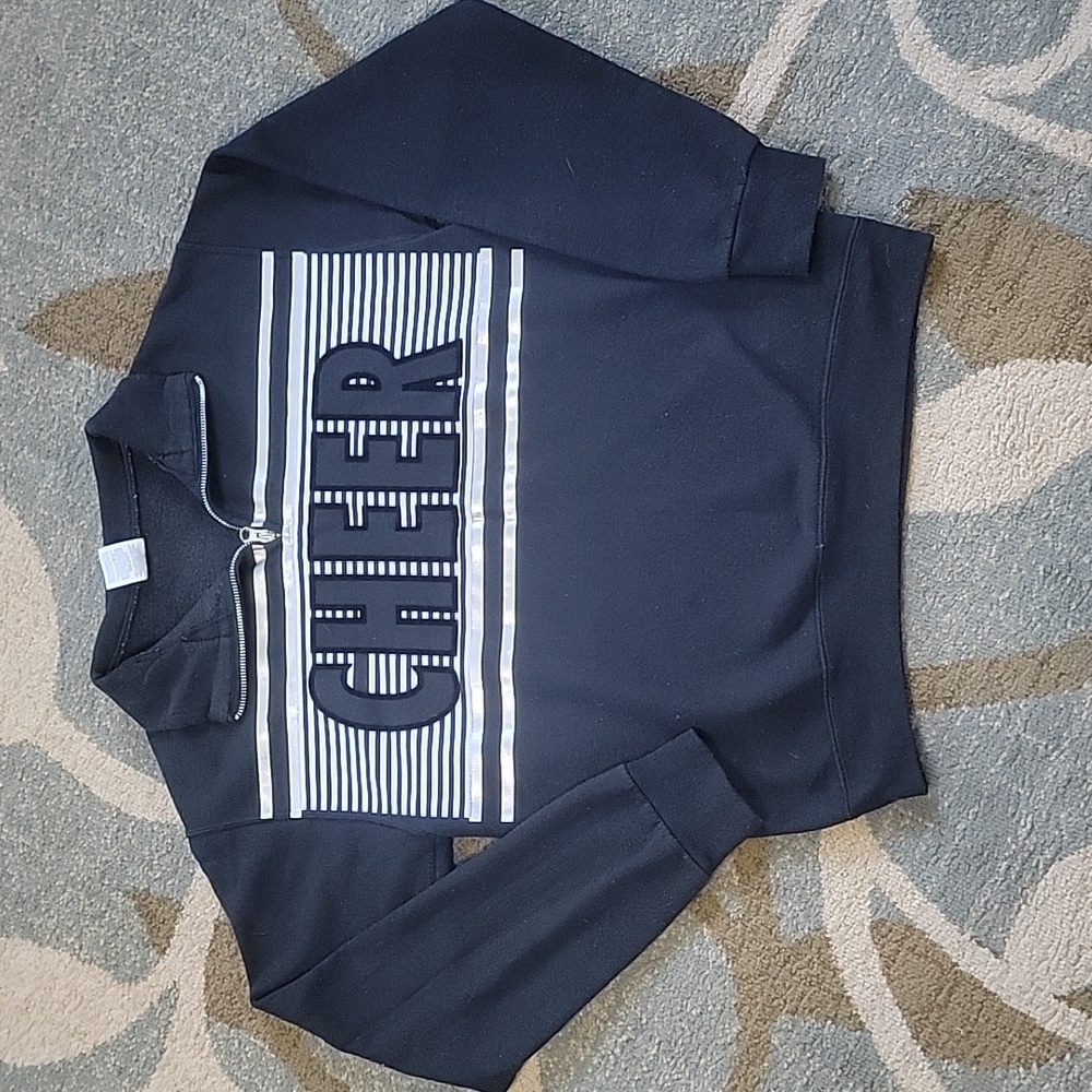 Cheerleading pull over jacket
